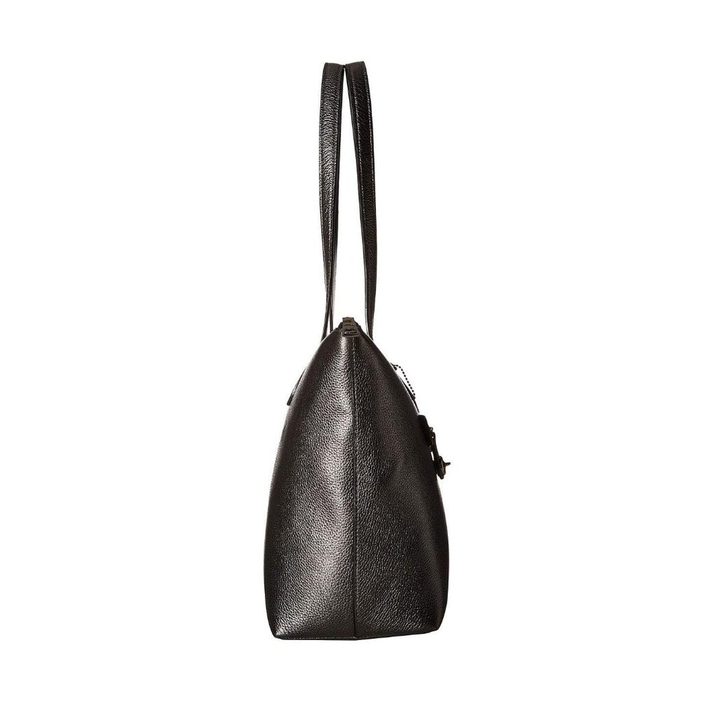 SOLD! Coach Taylor Tote in Metallic Pebble Leather - Picture 3 of 11